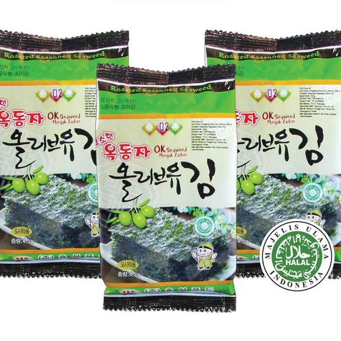 

Daebak Ock Dong Ja Sheets / Ock Dong Ja Sheets Halal / Makanan Korea Halal / Rumput Laut