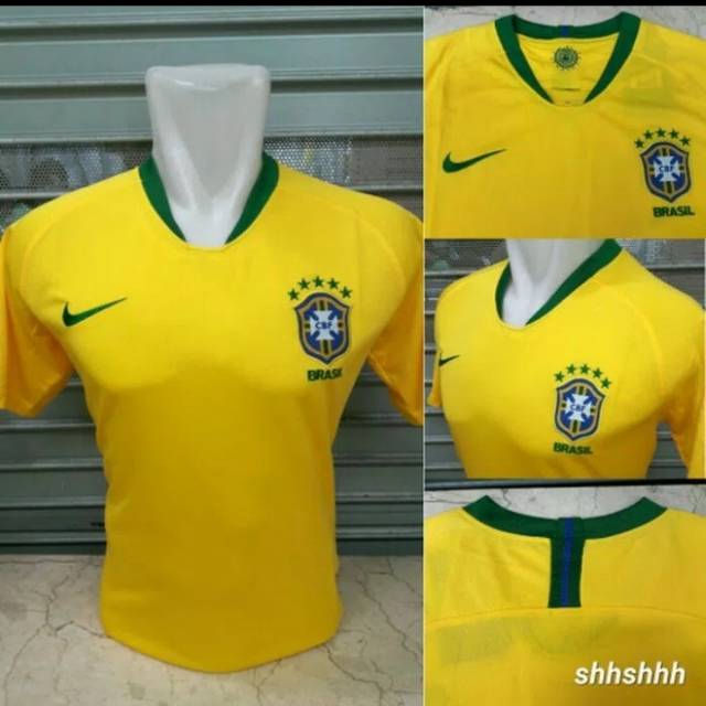 Jersey grade ori brazil piala dunia 2018