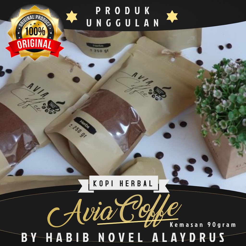 

Kopi Herbal Rempah Berkualitas Avia Coffe Original Kemasan mini 90gr by Habib Novel Solo HOT PROMO