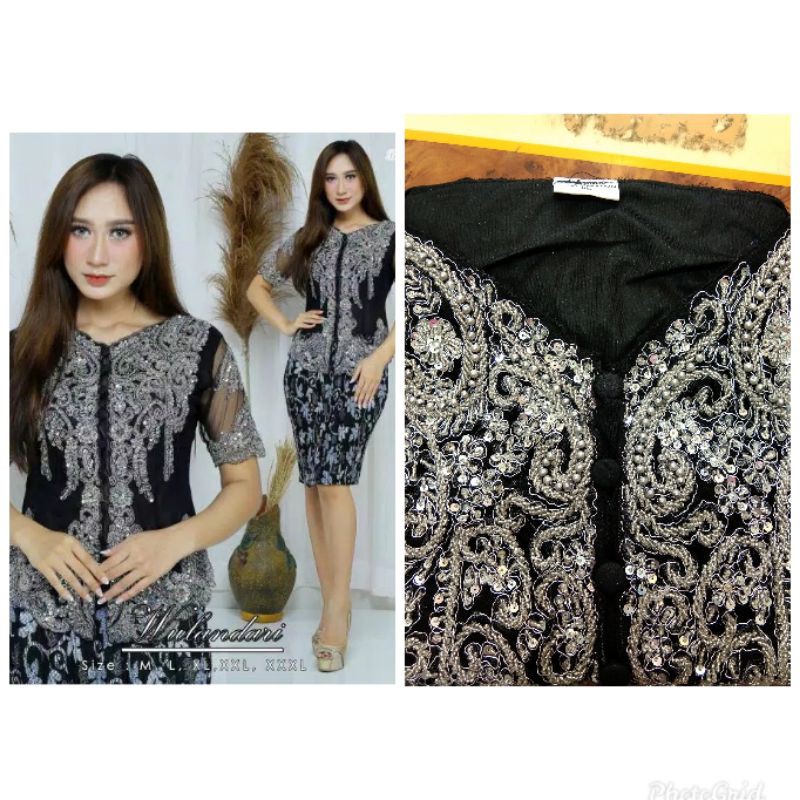 REALPICT PRODUK ORIGINAL/KEBAYA PAYET BORDIR/DRESS PAYET