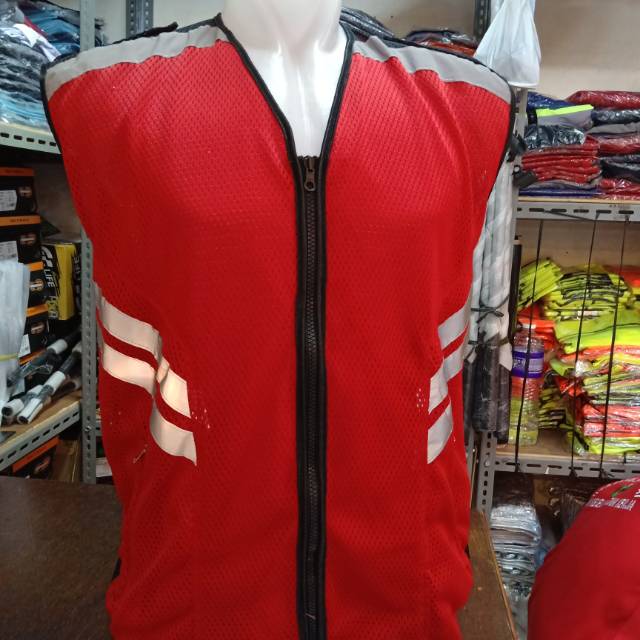 SAFETY VEST/ROMPI SAFETY BIKERS MERAH