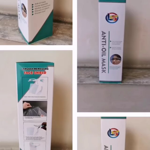 

FACE SHIELD PREMIUM (GA ABAL”) PACKAGING AMAN DENGAN DUS DAN BUBBLE WRAP
