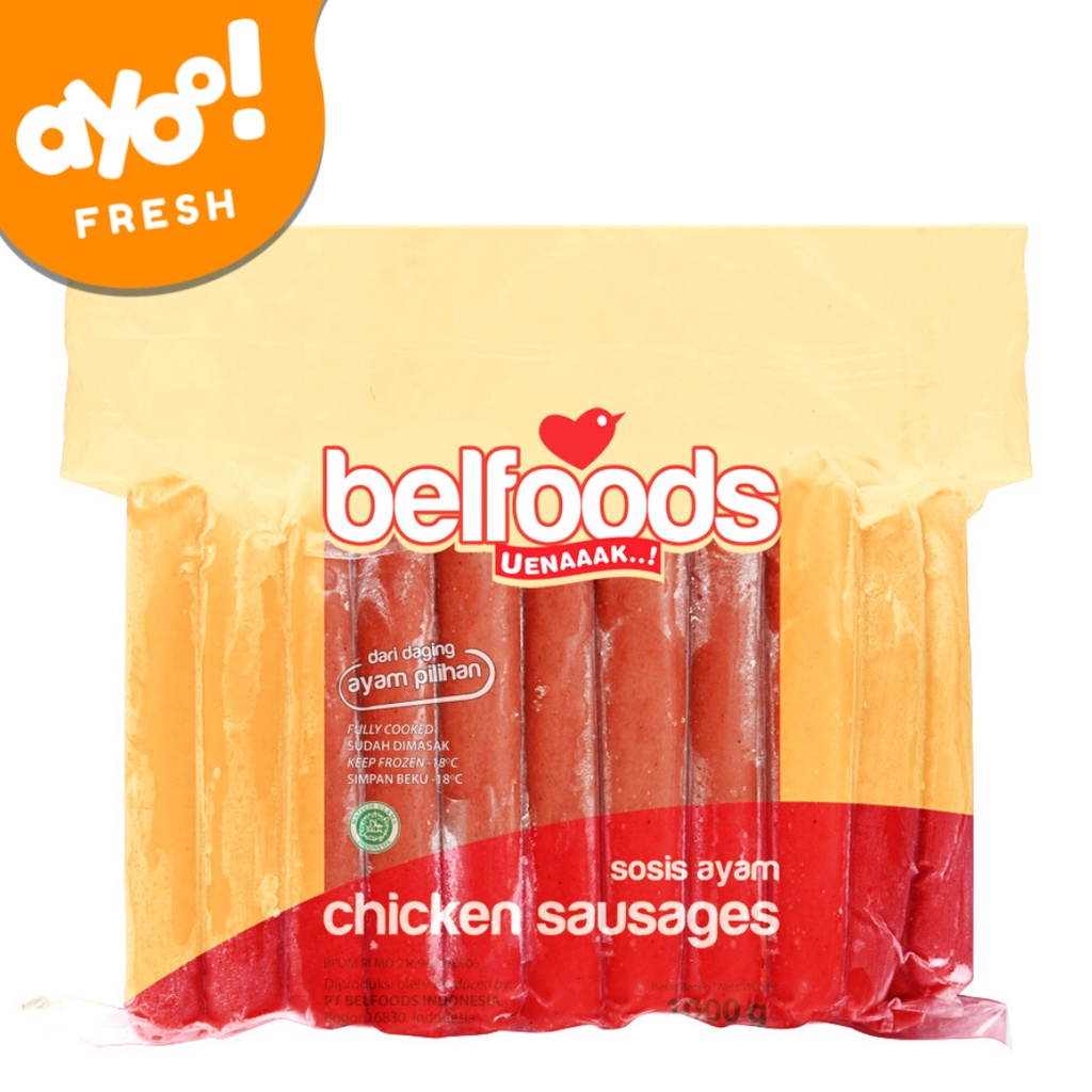 

Belfoods Uenaak Sosis Ayam 1 Kg Pack