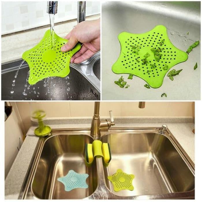 Saringan Wastafel Bintang Filter Kitchen Drain - Warna Random