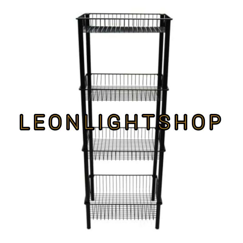 KRISHOME RAK BESI PENYIMPANAN SERBAGUNA 4 TINGKAT/ACE 4 TIER SHELF/ACE HARDWARE RAK PENYIMPANAN