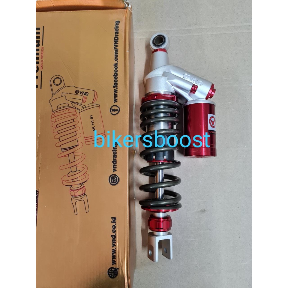 Shockbreaker Shock VND Honda Vario 125 150 330mm AK 111 Titanium Red