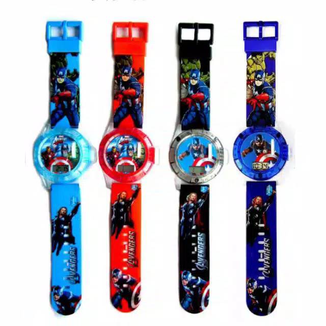 Jam Tangan Anak&quot;Avengres Strap Rubber(Dikirim Dari Jakarta)