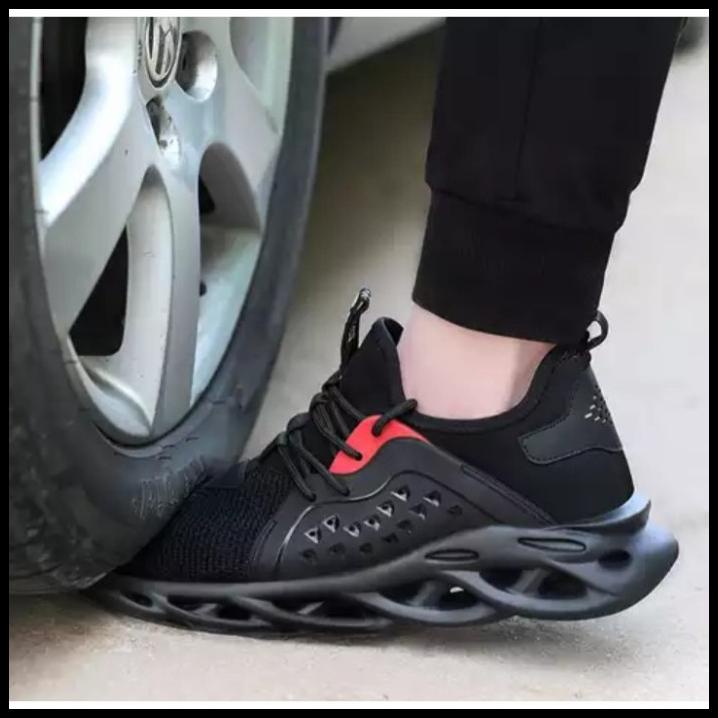 Sepatu Sneakers Safety Pria Sport Sepatu Safety Casual Pria Lapangan