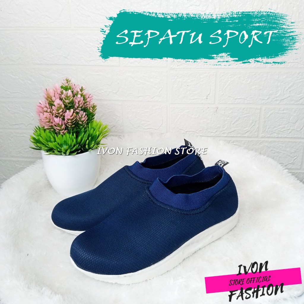 SEPATU SPORT SLIP ON  KOREA PRIA DAN WANITA TERBARU MURAH BISA COD