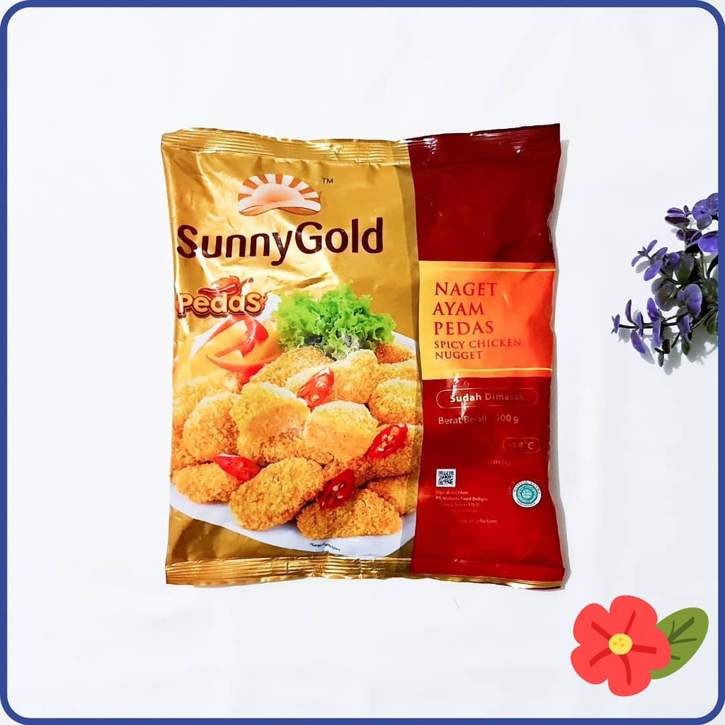 

ADDRIELLA - SUNNY GOLD NUGGET AYAM PEDAS 500gr | SUNNY GOLD/FROZENFOOD/FROZENFOOD MURAH