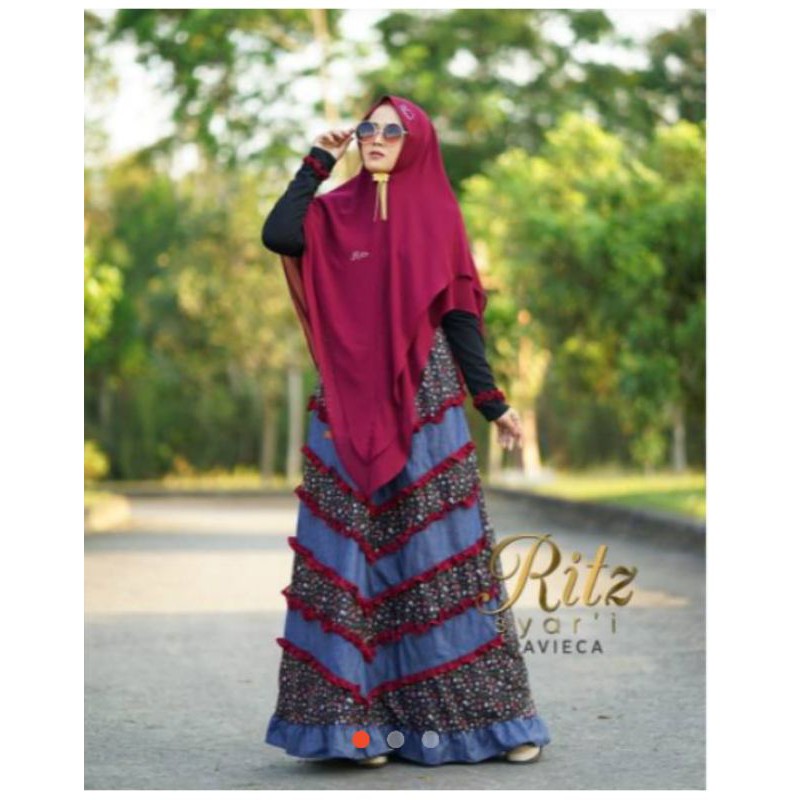GAMIS RITZ SYAR'I SET KHIMAR