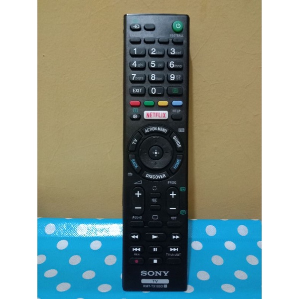 REMOT TV SONY BRAVIA LCD/LED SMART TV NETFLIK RMT-TX100D ORIGINAL QUALITY