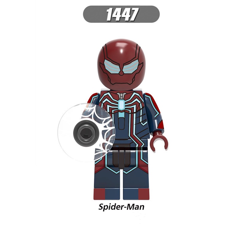 1pc Mainan Balok Bangunsusun Model Minifigures Marvel Venom Spiderman Bahan ABS Untuk Hadiah Anak