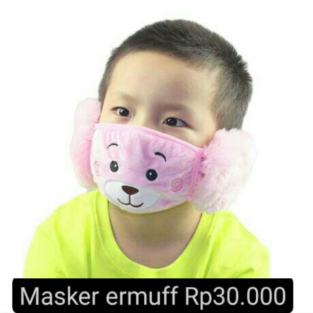 Topeng Anak Beruang Lucu
