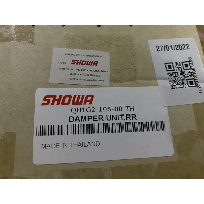 Shock absorber Shockbreaker Depan Honda Jazz S RS GK5 2015-2019 Showa