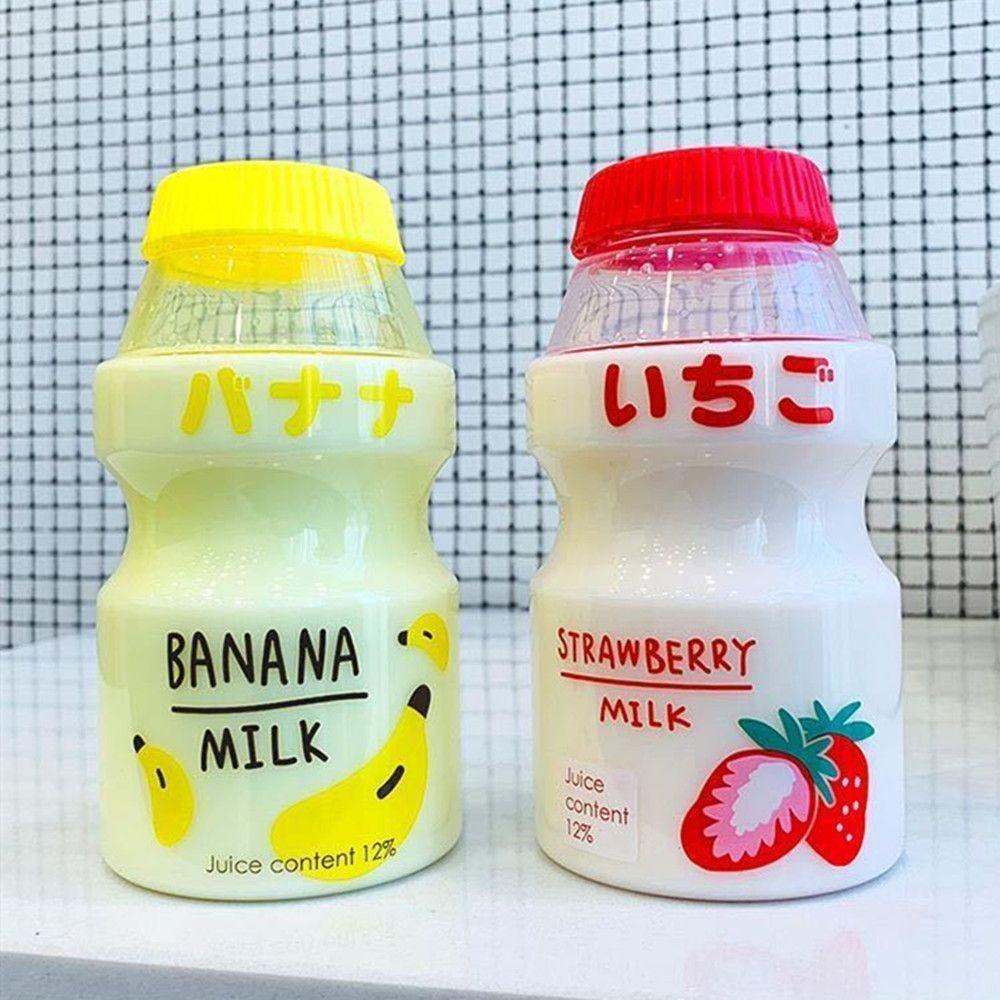 Solighter Botol Minum Plastik BPA Free Bentuk Buah Kartun Untuk Olahraga / Travel