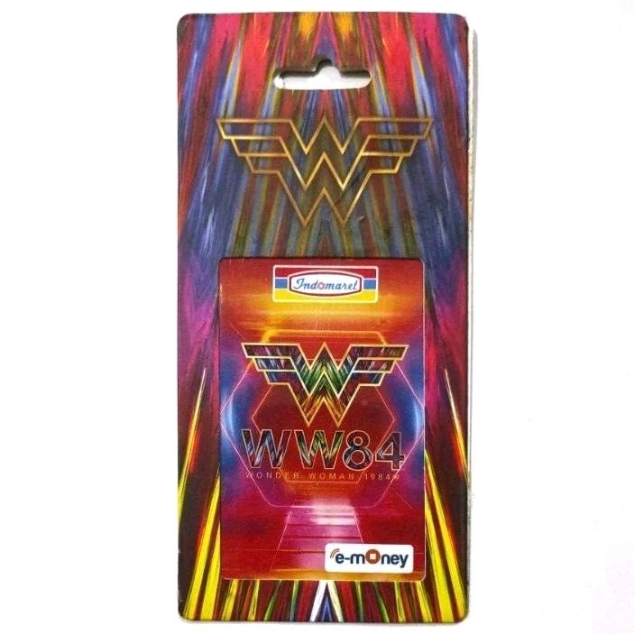 eMoney Card Wonder Woman 1984 - LOGO ORI /Like eTOLL Flazz Tapcash or Brizzi