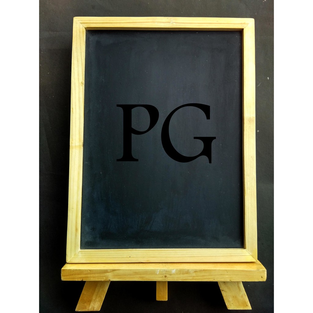 

Blackboard With Easel 30cm x 40cm Papan Tulis Kapur Dengan Penyangga Medium 30 x 40 cm 14R