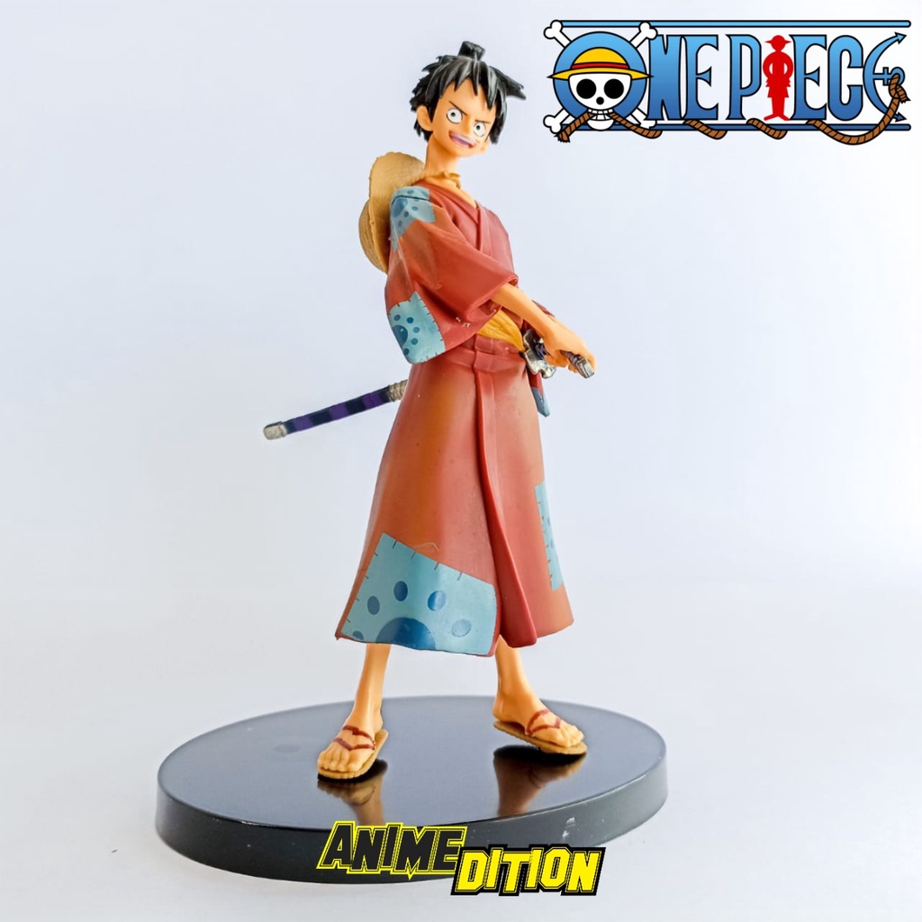 Action Figure One Piece Kimono Monkey D. Luffy Usopp Trafalgar Law Sanji Vinsmoke Roronoa Zoro Okiku