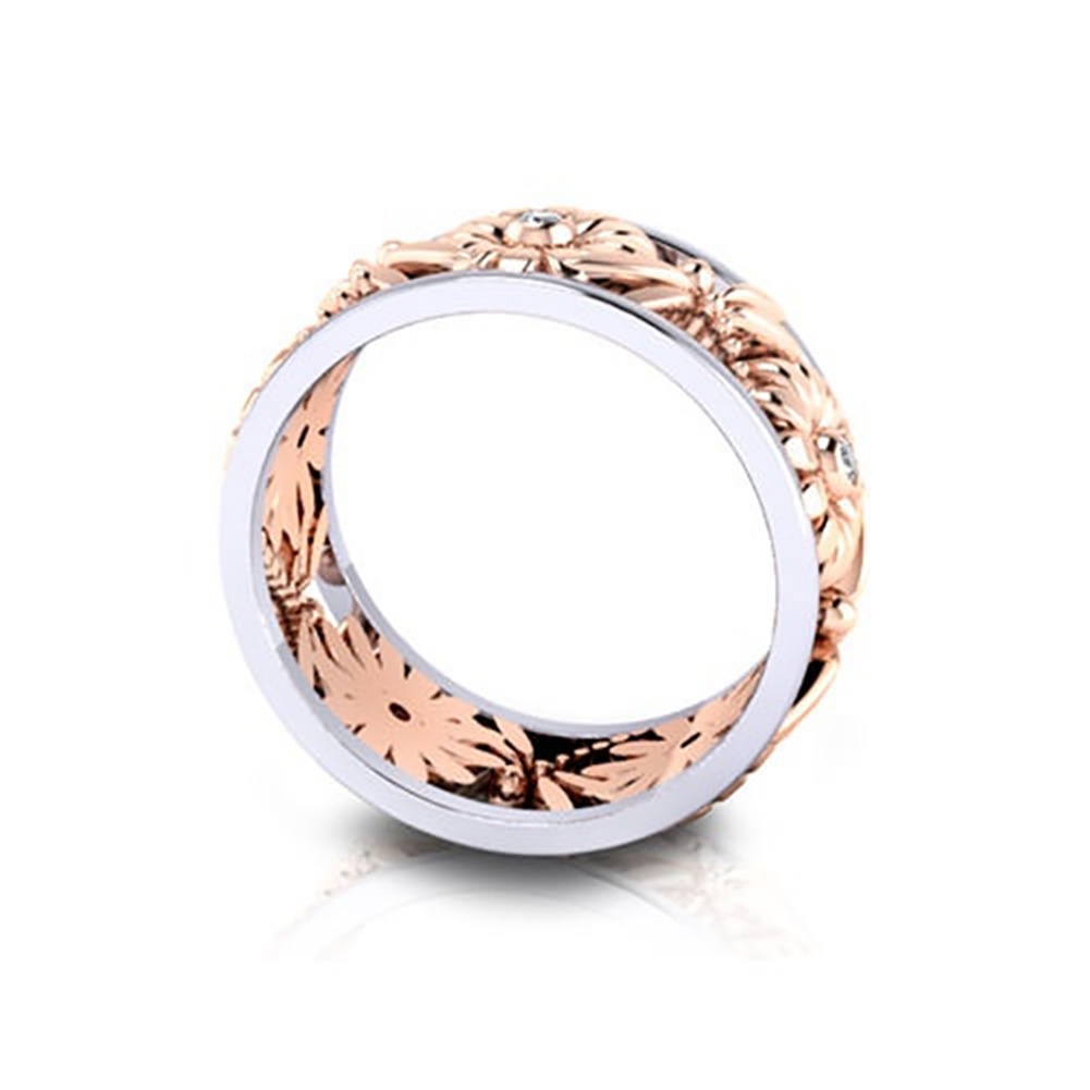 Hu Hu Hu Hu Hu Alat Bantu Pasang Kacamata♡ Cincin Wanita Bahan Metal Desain Bunga Mataharicapung Hollow Gaya Elegan Berkilau Untuk Hadiah Natal