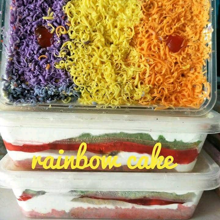 

rainbow cake box