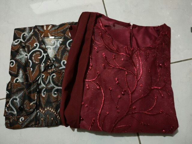 Dress Brukat| Batik Couple | Kebaya Modern | Gamis | Gamis Murah | Kebaya | Batik Wanita Baju Wanita