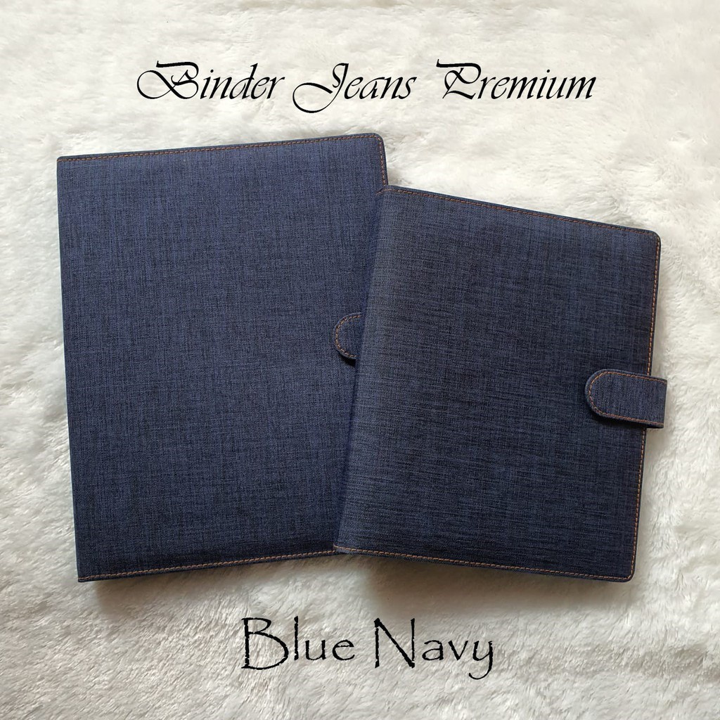 

BINDER JEANS/DENIM PREMIUM 6 WARNA PILIHAN A5 DAN B5/ BINDER TERBARU JEANS / BINDER TERKINI