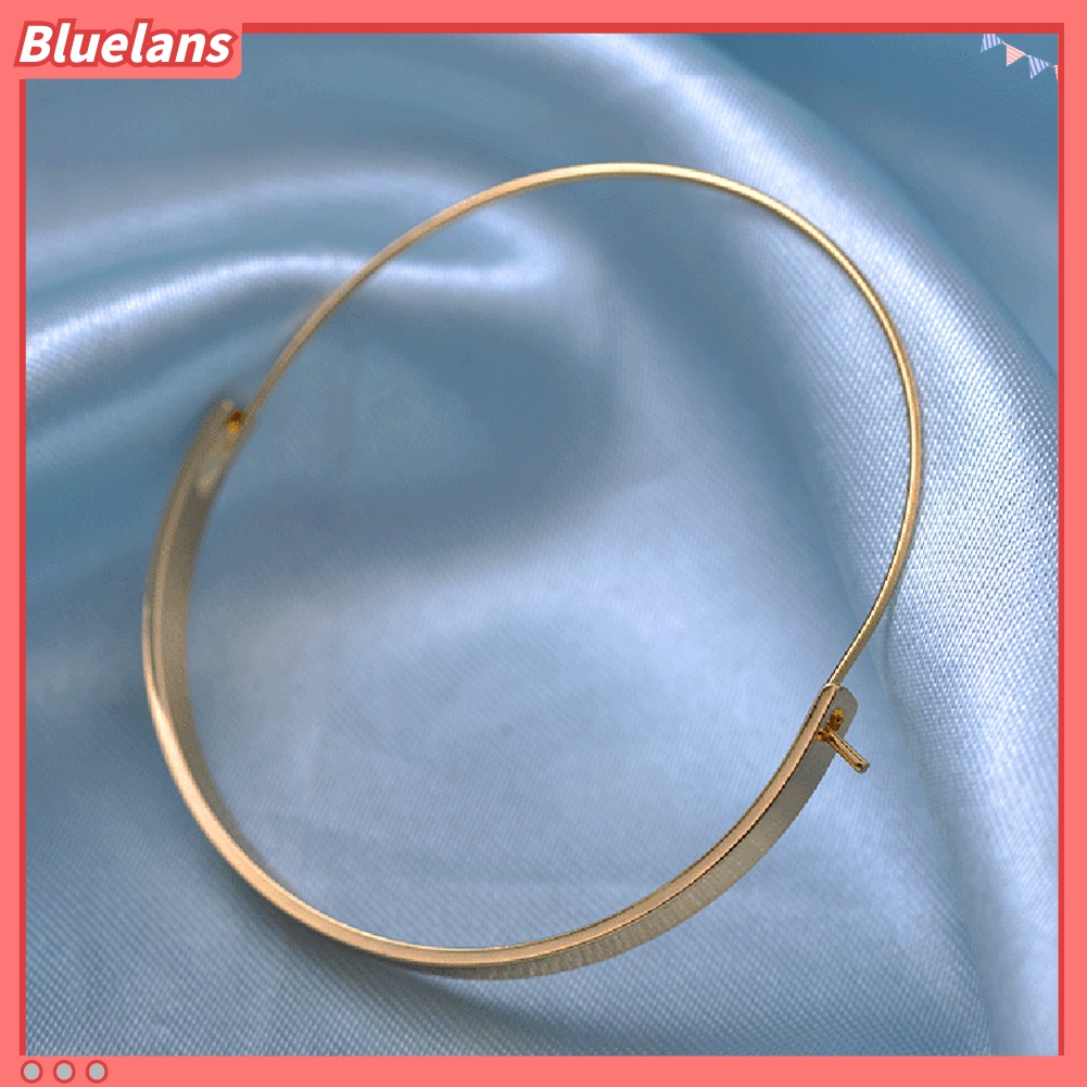 Anting Hoop Irregular Bahan Alloy Untuk Wanita