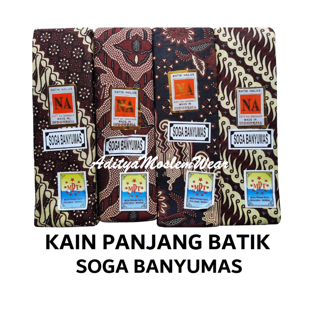 KAIN PANJANG BATIK CAP NA SOGA BANYUMAS SAMPING KEBAT PANJANG BATIK PEKALONGAN