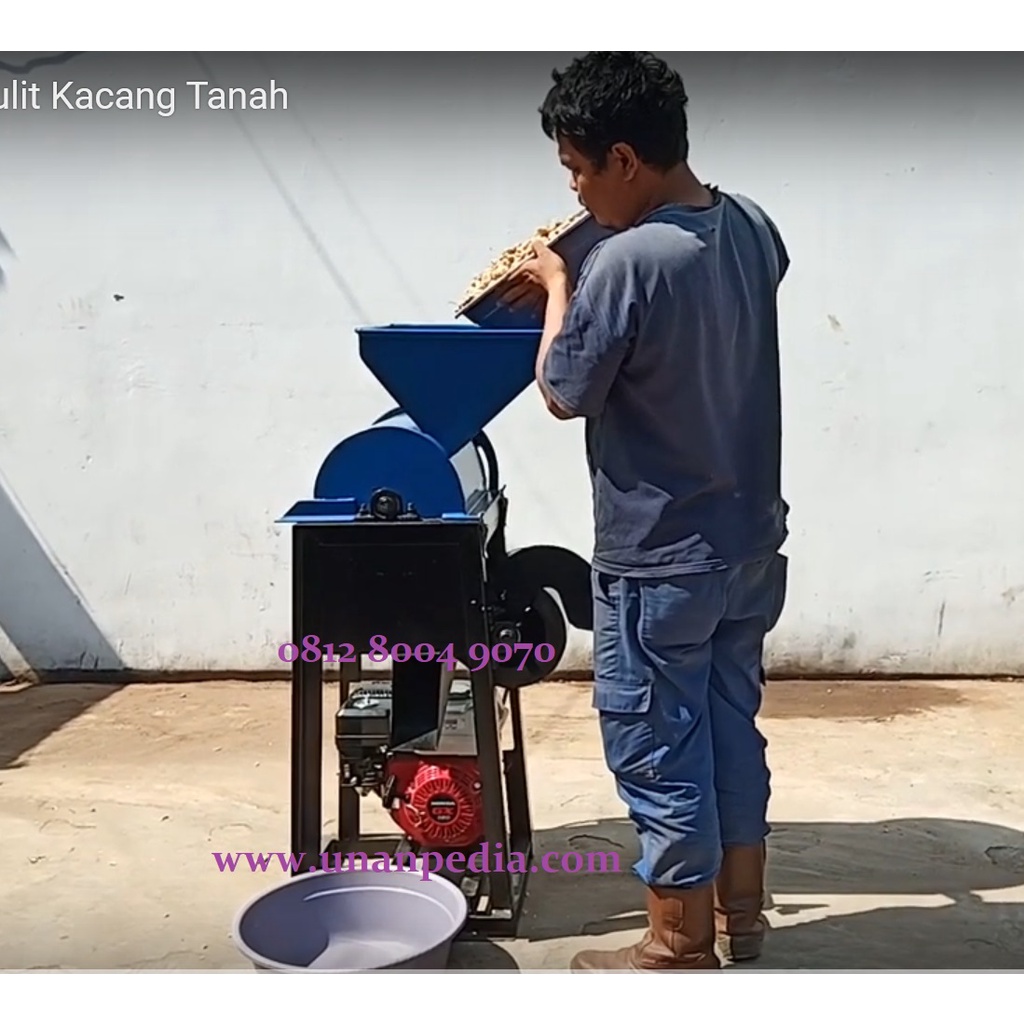 Mesin Pengupas Kacang Tanah / Peanut Peeling Machine - Mesin Kupas Kulit Kacang Tanah Kering
