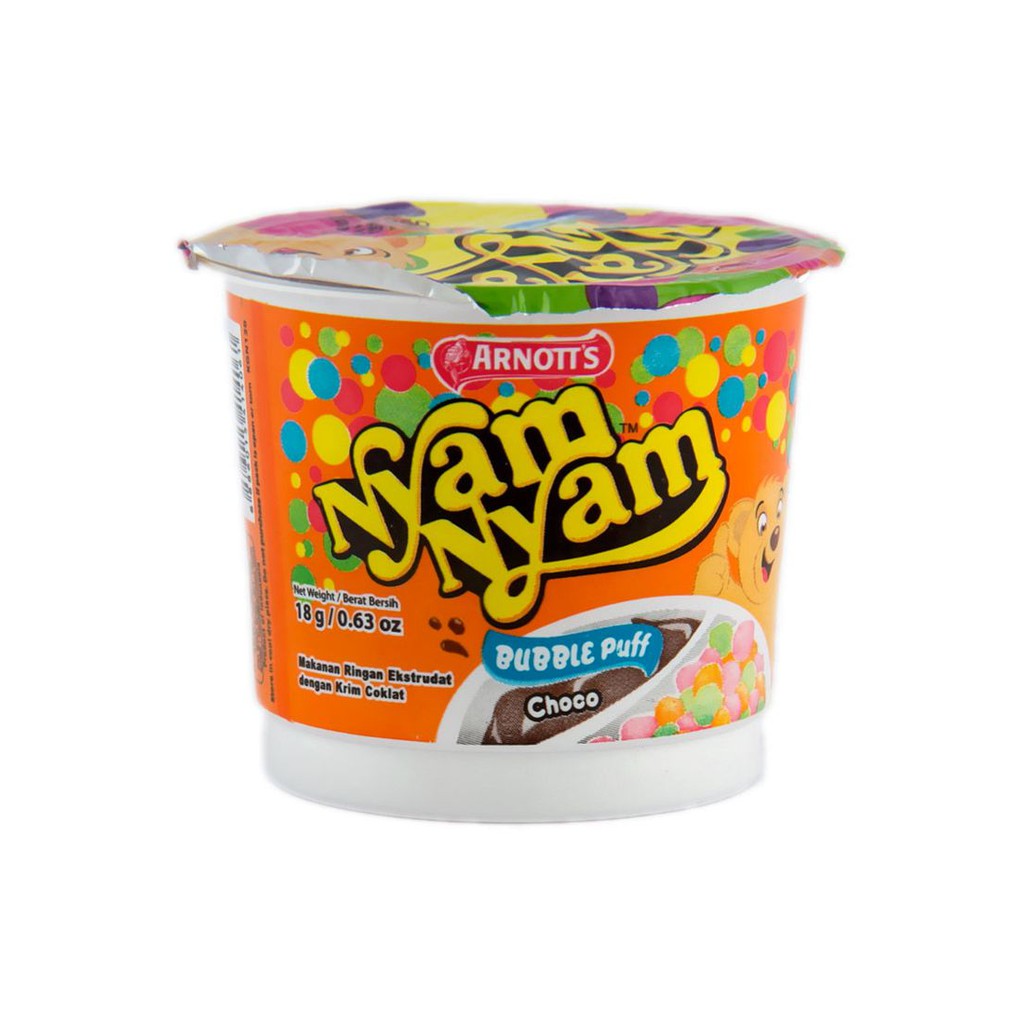 

Nyam-nyam bubble puff choco cup 18gr