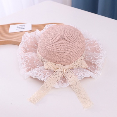 Topi Anak Perempuan Sun Hat Fotografi Instagramable Fashionista Cilik Fisherman Hat