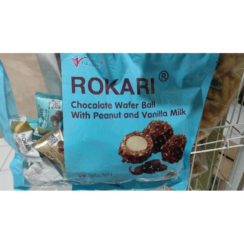 

Rokari Coklat Kacang Bulat