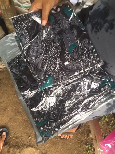 Batik Couple Keluarga Original Uzla Collection Motif Truntum Dimensi Abu