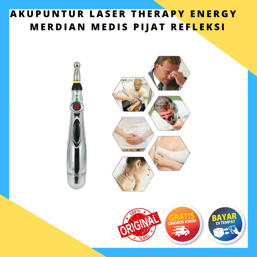 Akupuntur Laser Therapy Energy Pen Alat Terapi Akupuntur Pena Merdian Medis Pijat Refleksi