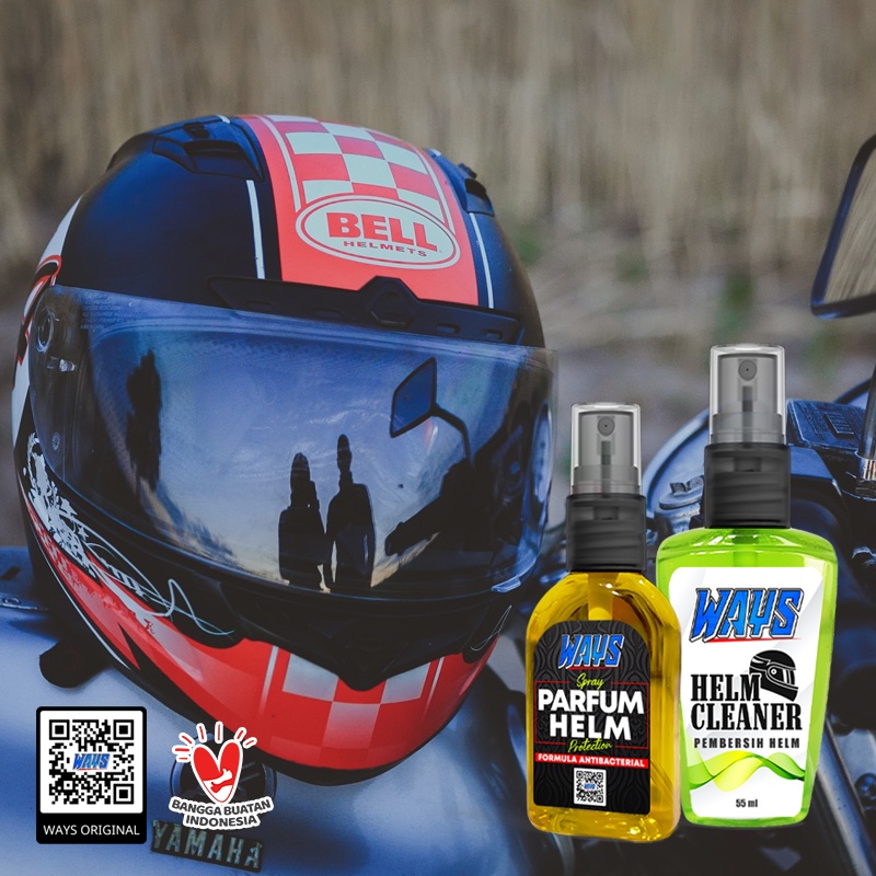 Helm Pembersih Pengkilap Parfum Pewangi Cuci Wash Helm Body Visor Kaca Helmet Motor Ways