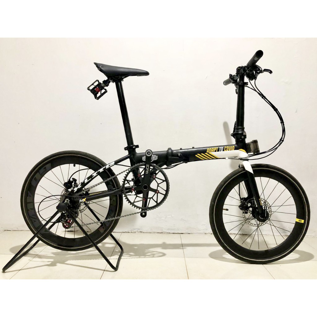sepeda lipat holywings foldx adapt covid lite 20