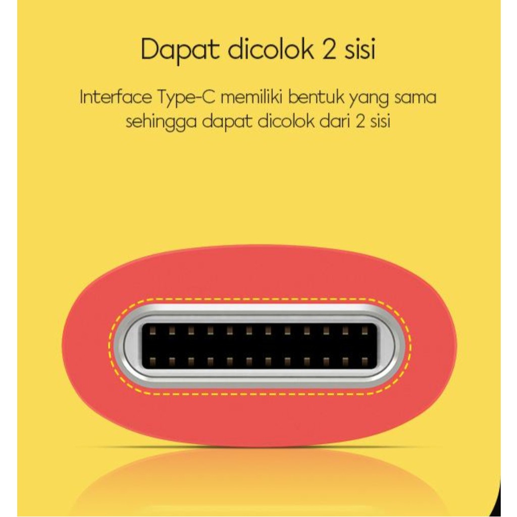 VIVAN ANDROID Kabel TYPE C - USB / kabel charger android 100cm 2.4A VIVAN CBC100s