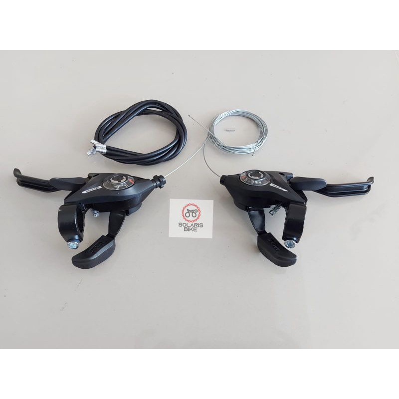 Shifter Operan Sepeda MTB 3*7 Handle Alloy 1SET Kiri Kanan