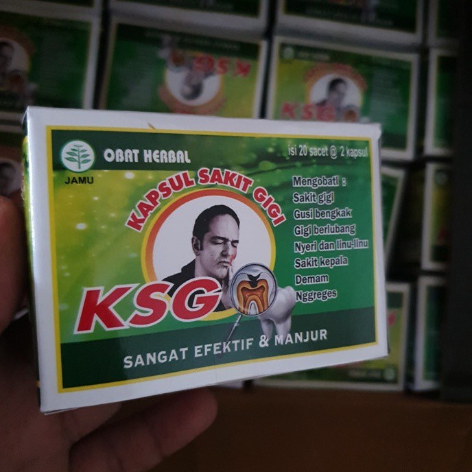 

Herbal (KSG) Asli Original Obat Sakit Gigi Gusi Bengkak