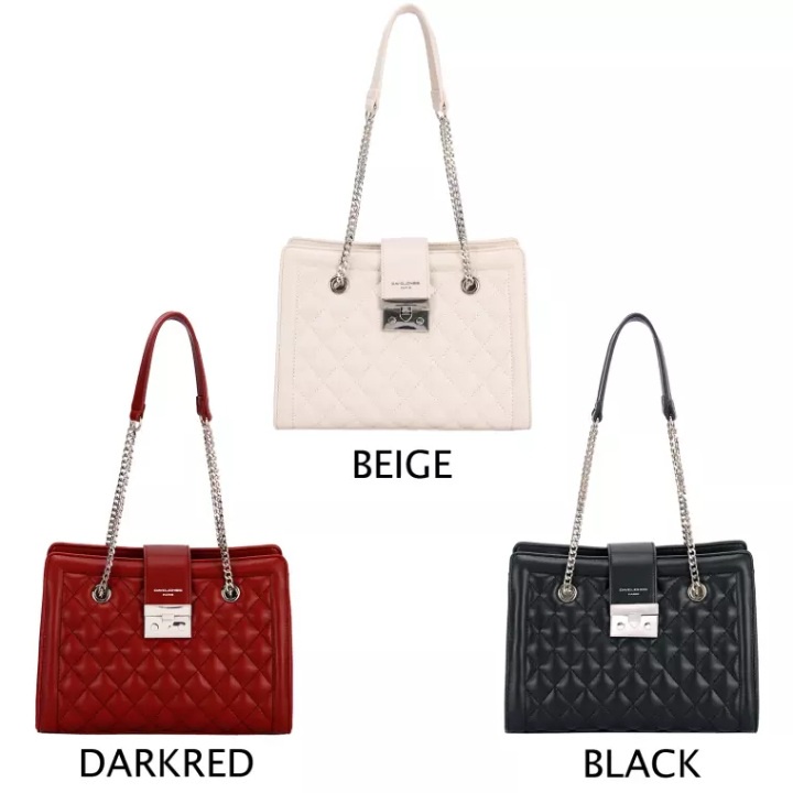 David jones Paris tas jelly tas bahu tote bag tas tangan wanita original