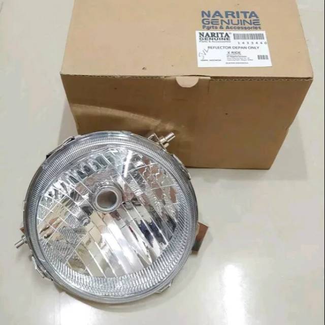 Headlamp Reflektor Lampu Depan Yamaha X Ride Komplit Rumah Plus Mika Lampu Shopee Indonesia