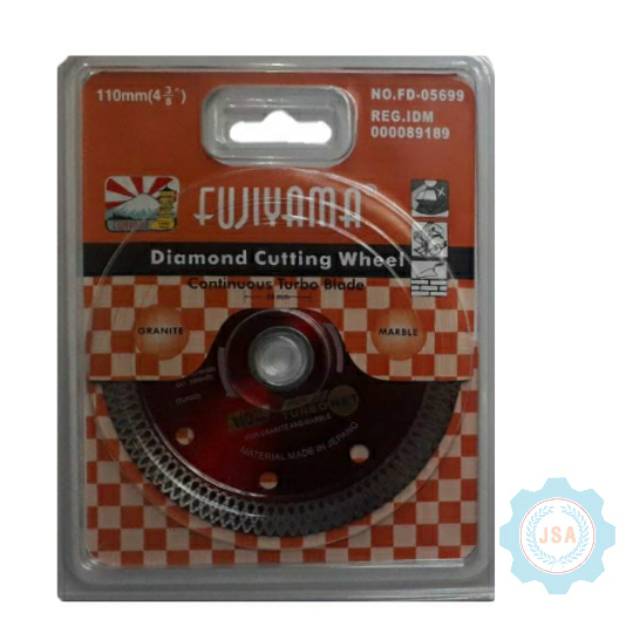 Diamond Wheel Mata Potong Fujiyama Turbo 4"