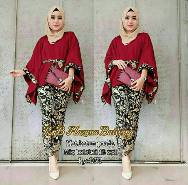 RNB HAZANA BATWING RNB BATIK WANITA