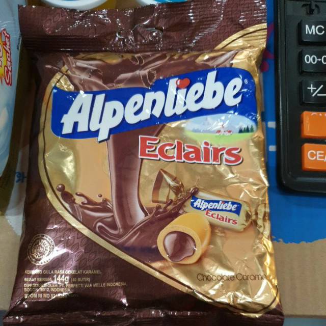 

Alpenliebe Eclairs coklat karamel 126gr