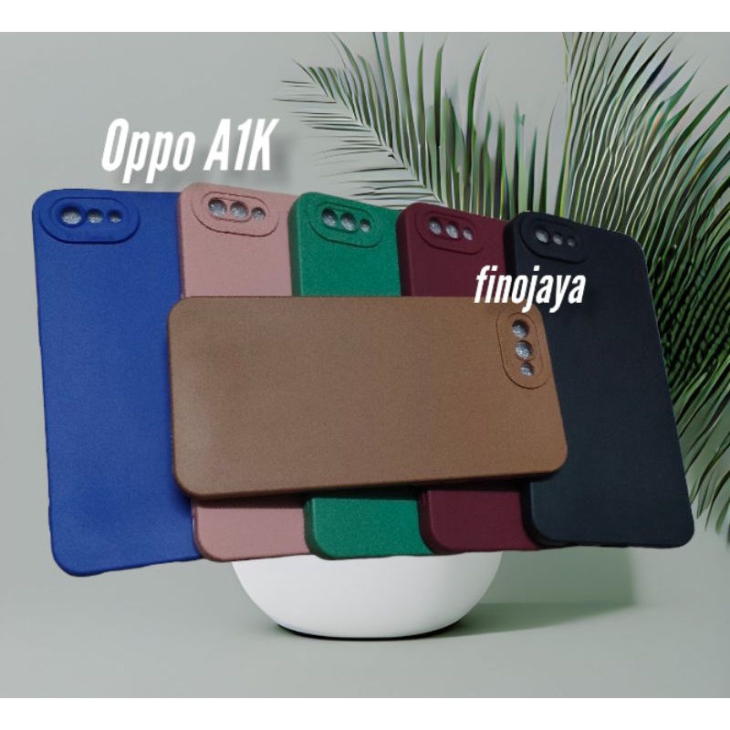 Case Macaron Oppo A1K Silikon Casing Selicon Pelindung Pro Camera