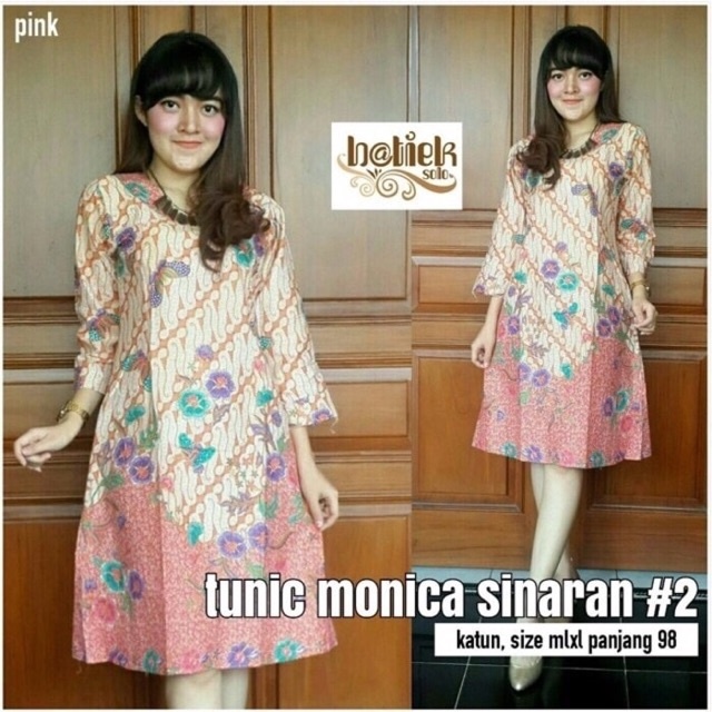 Tunik Batik Wanita Motif Liris Sutra
