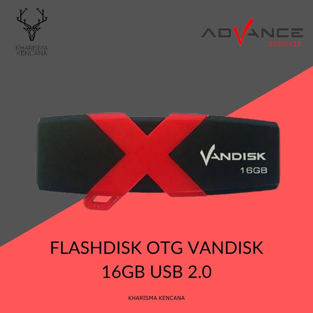 FLASHDISK OTG VANDISK 16GB USB 2.0