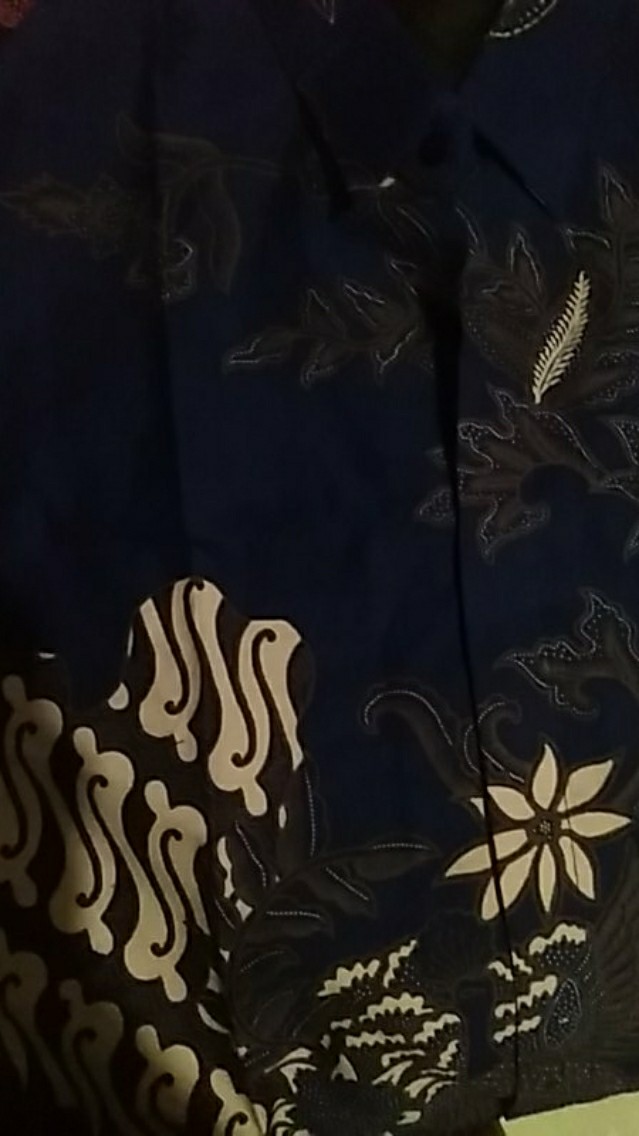Batik Selendra Lapis Furing Size S-xxl Dasar Navy Katun Halus Sragenan High Quality