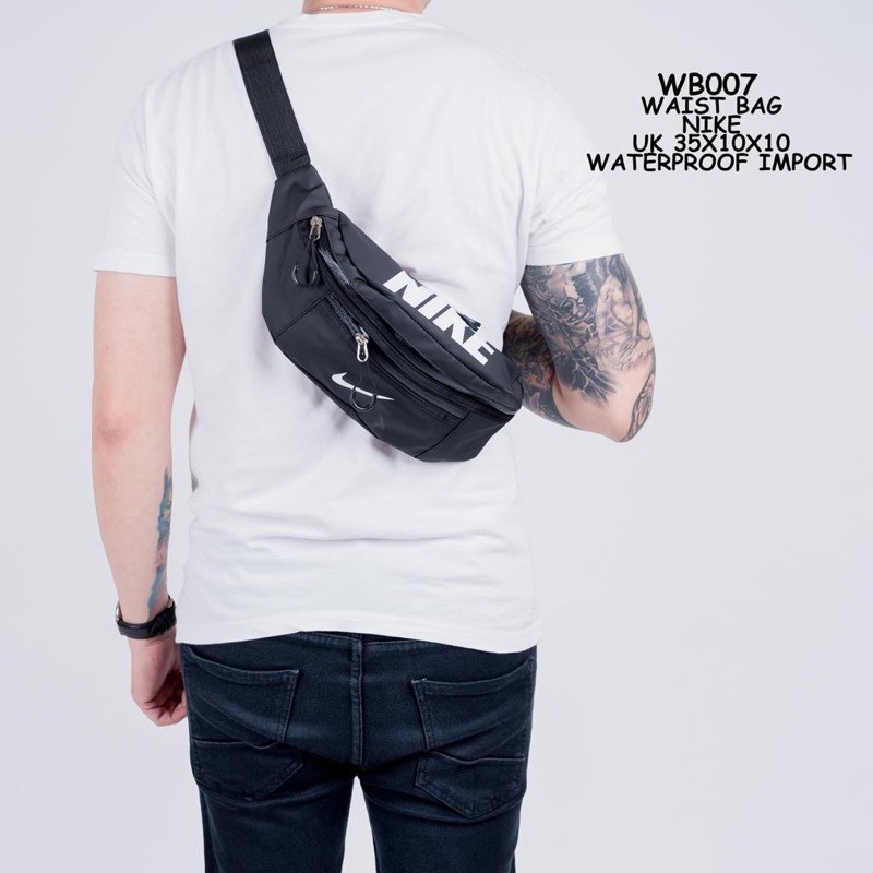 Waistbag Waterproof Import High Quality Tas Pinggang Tas Pinggang Nike Pria